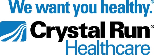 We Want You Healthy - Crystal Run