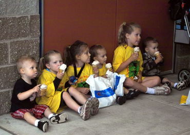 kids reward themselves with ice cream