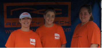 Girls at the Reality Check Booth