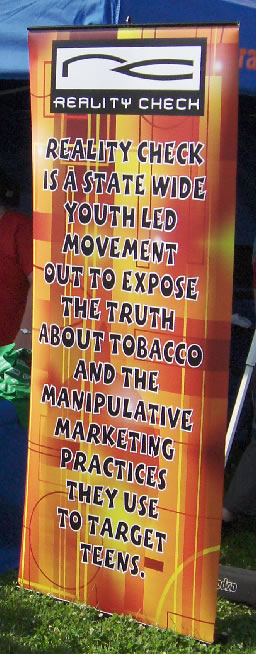Team Reality Check fights tobacco advertising